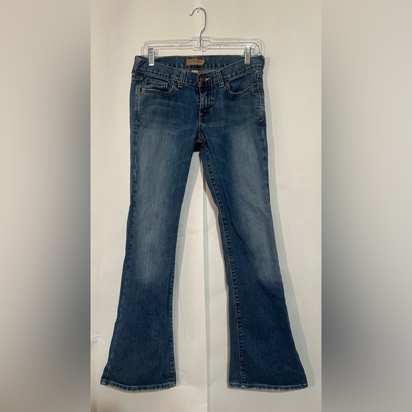 Vintage Abercrombie & Fitch Madison Blue Stretch Flare Jeans Size 4R Preppy - Picture 1 of 10